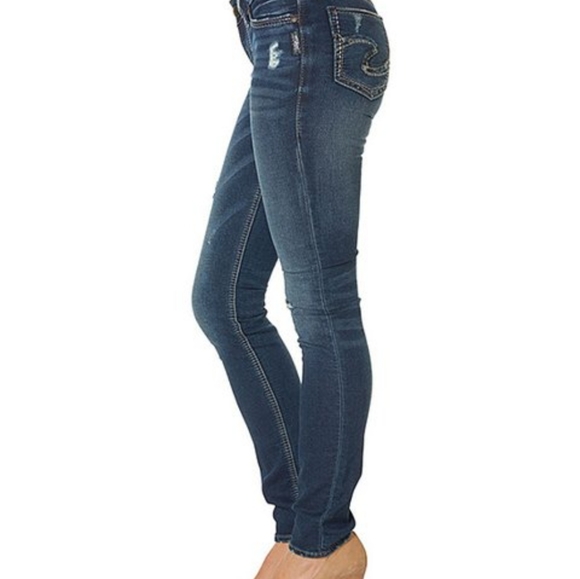 Silver Suki Joga Sweat Jeans - Picture 3 of 8